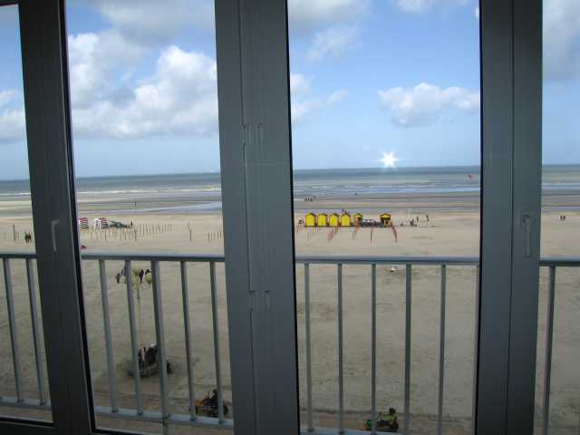 the beach from the appartment